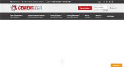 Desktop Screenshot of cementech.com